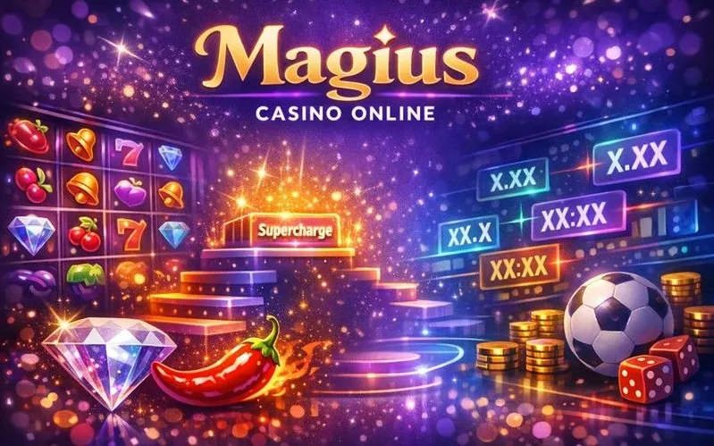 Magius Casino mobile app hero banner