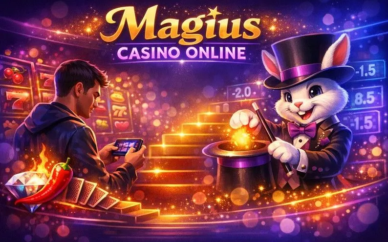 Magius Casino bonus page hero banner