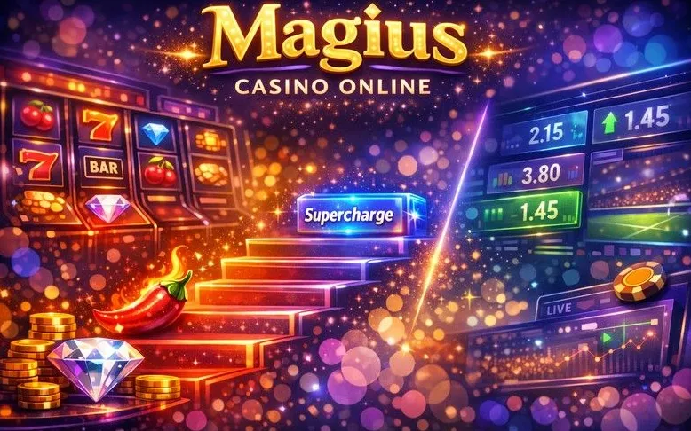 Magius Casino deposit page hero banner