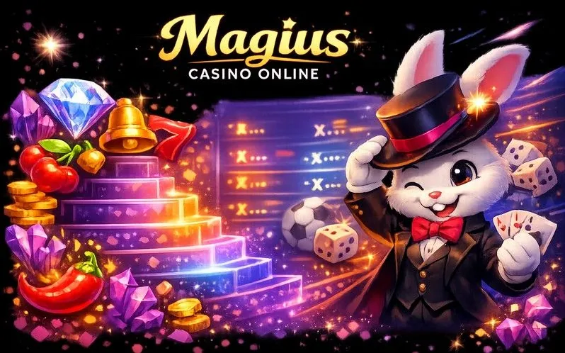 Magius Casino games catalogue hero banner